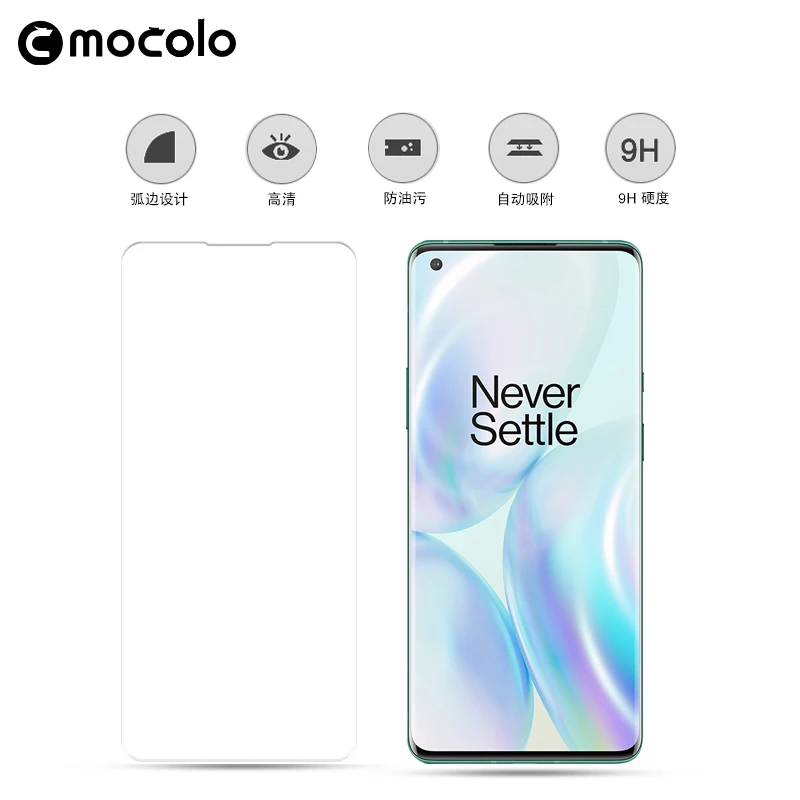 Curved 3D UV Liquid Tempered Glass Screen Protector For one plus 8 pro / one plus 8 / one plus 7 pro mobile phone