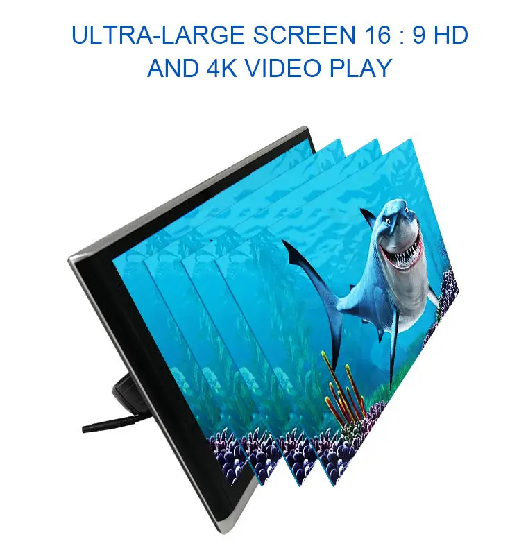 12.5inch Car Lcd Back Seat Headrest Video IPS  Screen Monitor Android Rear Seat Entertainment Smart Media Dvd Player  Universal