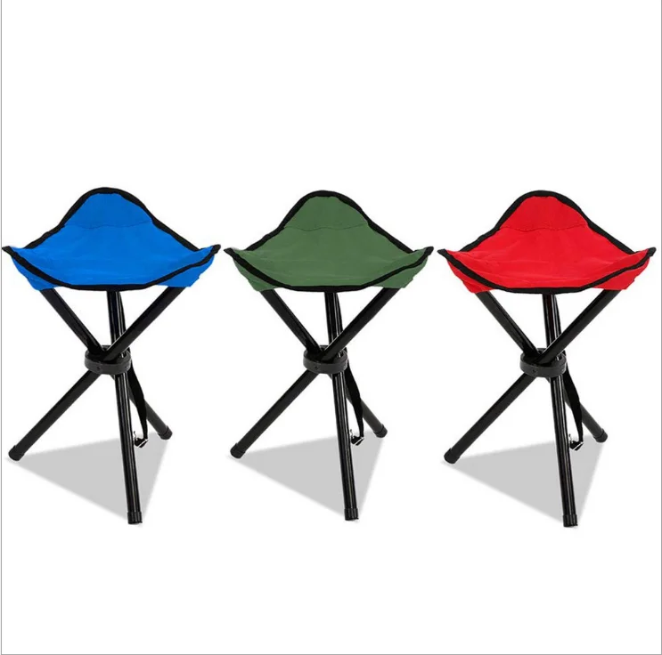 
Outdoor Collapsible canvas folding stool three leg fishing foldable tripod fishing chair 