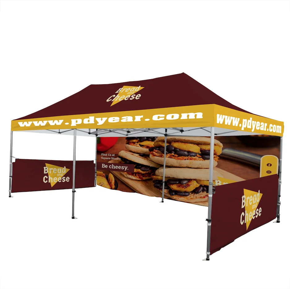 Promotion Custom Printing  Waterproof Relief Tents Canvas Fabric Disaster Relief Tent Wedding Canopy Tent