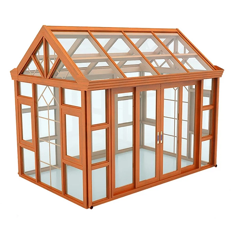 
aluminum sun room tempered glass free standing sunroom 