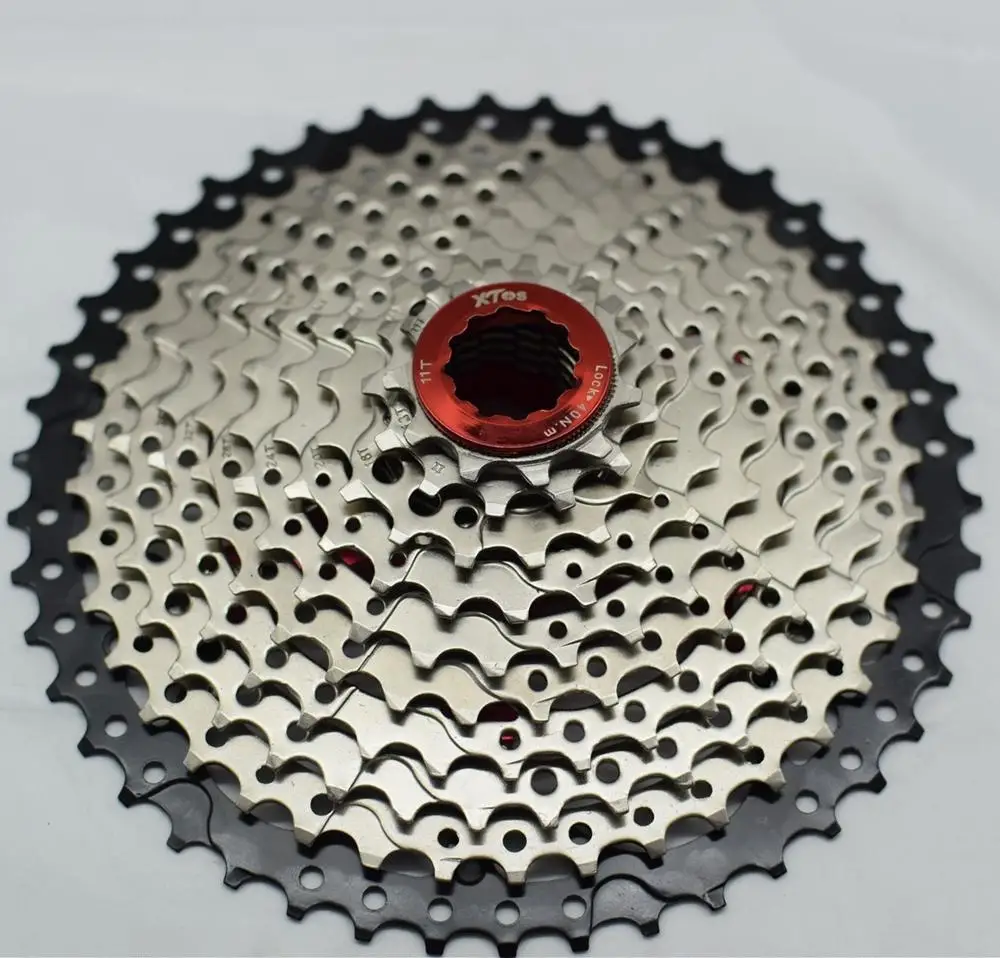 XTOS11-46T 10 скоростей s широкий соотношение mtb горный велосипед Кассета звездочки цепи ringfor части m590 m6000 m610 m780 x7