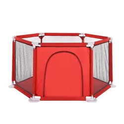 Low price wholesale eco friendly indoor game foldable kids play pen fence
