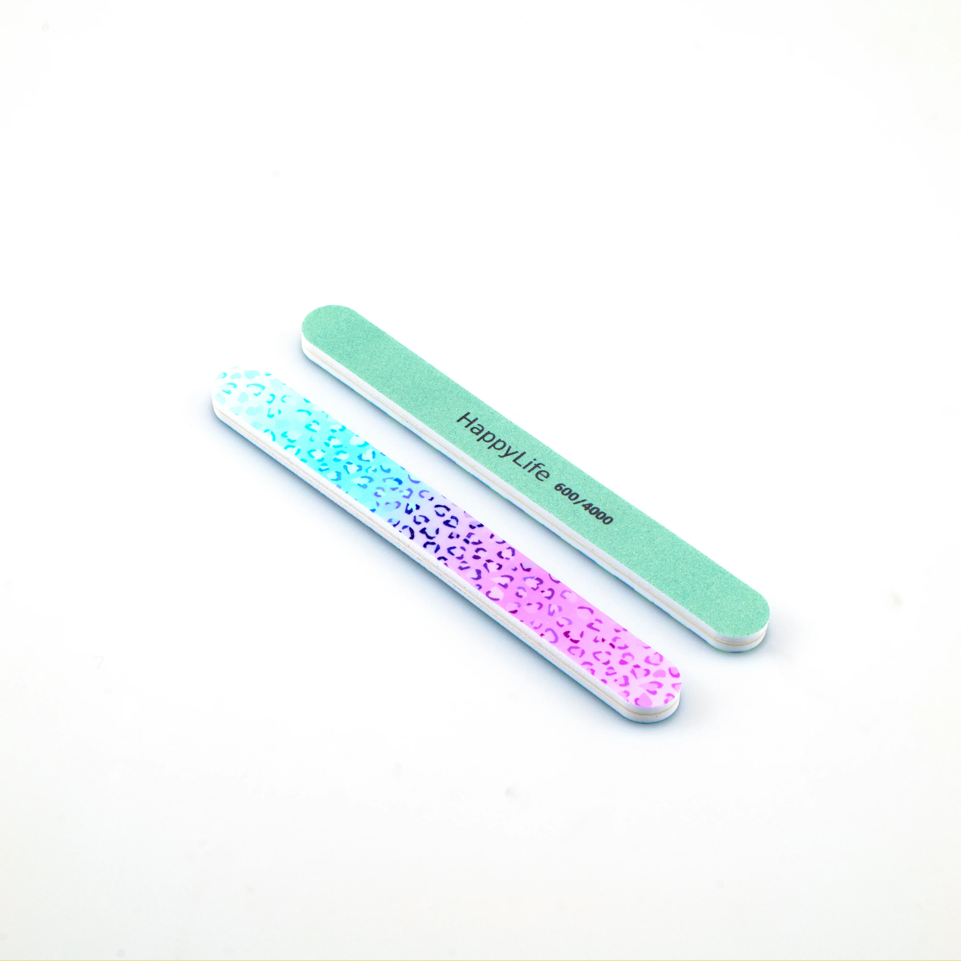 Professional Printed Grit 100 180 Manicure Set Foot File Emery Board Baby Nail File