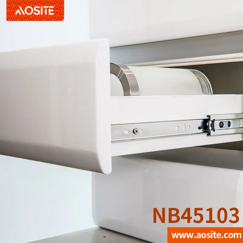 NB-45103 AOSITE оцинкованные кухонные Шариковые подшипники для открытых ящиков