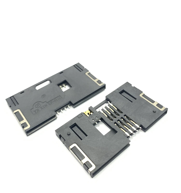 Factory direct sell  card connector 8pin SMT Type IC smart card reader connector for pos PAX S910
