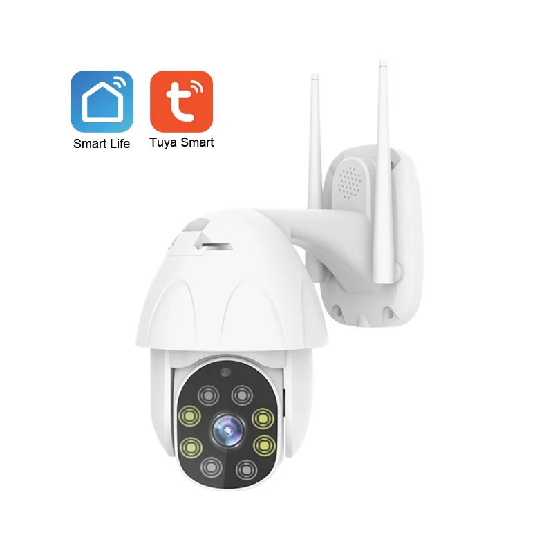 Новое поступление 2,5 дюймов full HD 1080P tuya smart life wifi Мини купольная камера панорамирование наклон на смартфоне управление через приложение