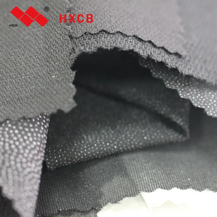 Good Quality Polyester PA PES Twill Weave Interlining Woven Fusible Lining for Suit