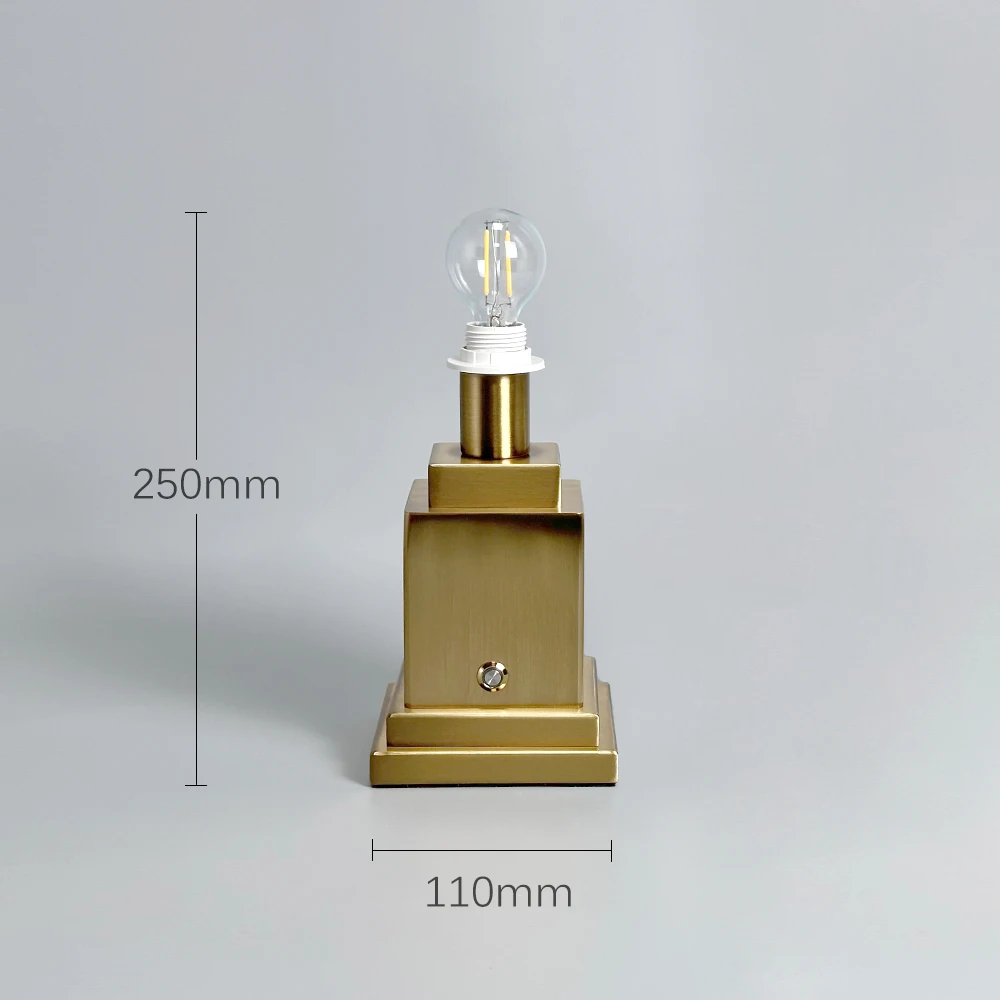 Сменный тканевый абажур Беспроводная настольная лампа 2700K с батареей затемнения перезаряжаемая