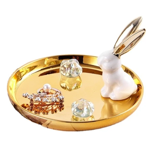 
Multifunctional serve snacks, nuts Jewelry Dish Tray Animal Ring Holders Ceramic Dishes Ceramic tray 