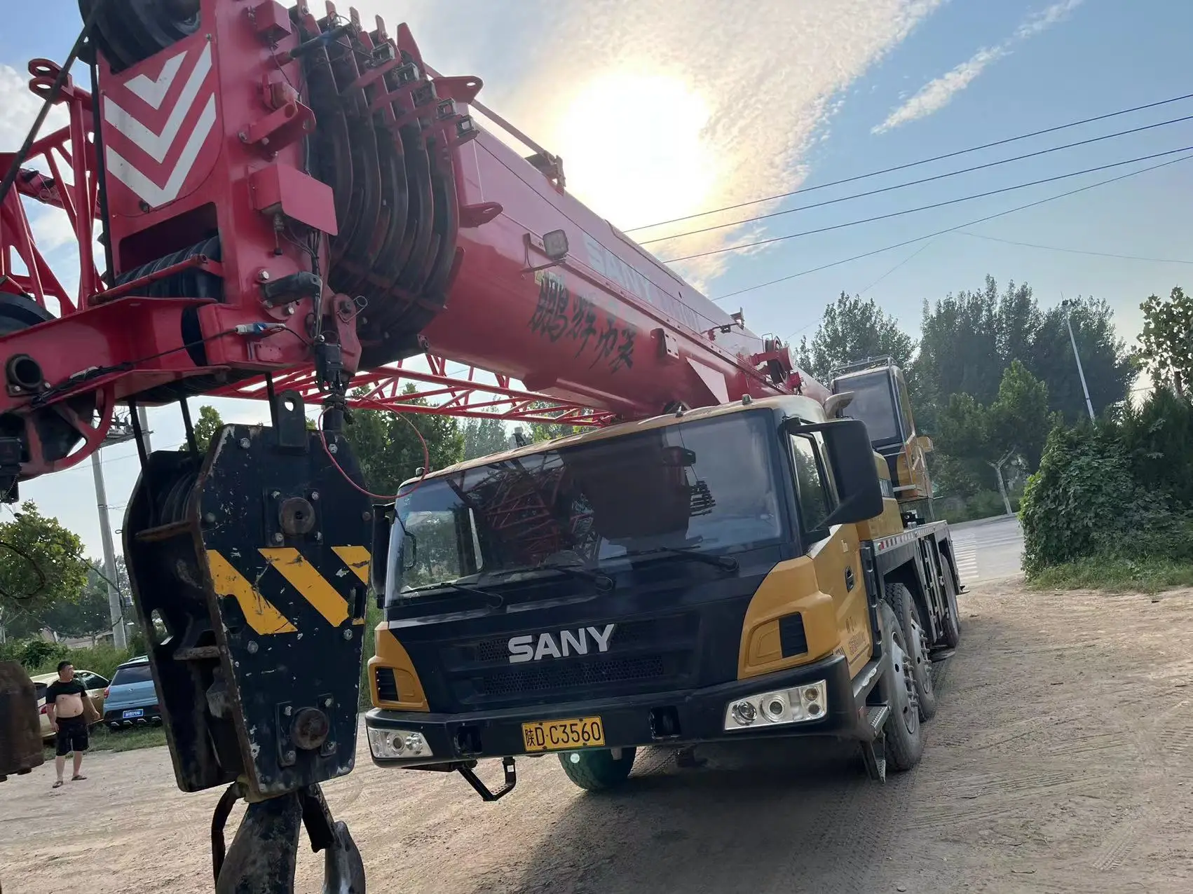 Original 2020year SANY STC750T6  STC800T5 STC800T6 used 75ton 80TON crane for sale 70ton 75ton 80ton crane