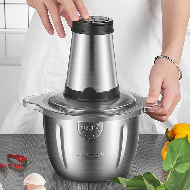 Factory Direct National Automatic Meat Grinder Bowl Chopper For Kitchen Vegetables Mixer Food Processor India