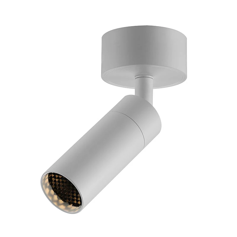 Adjustable Rotatable zoomable led track light 6-50degree  7W 10W white and black white for Restaurant lighting