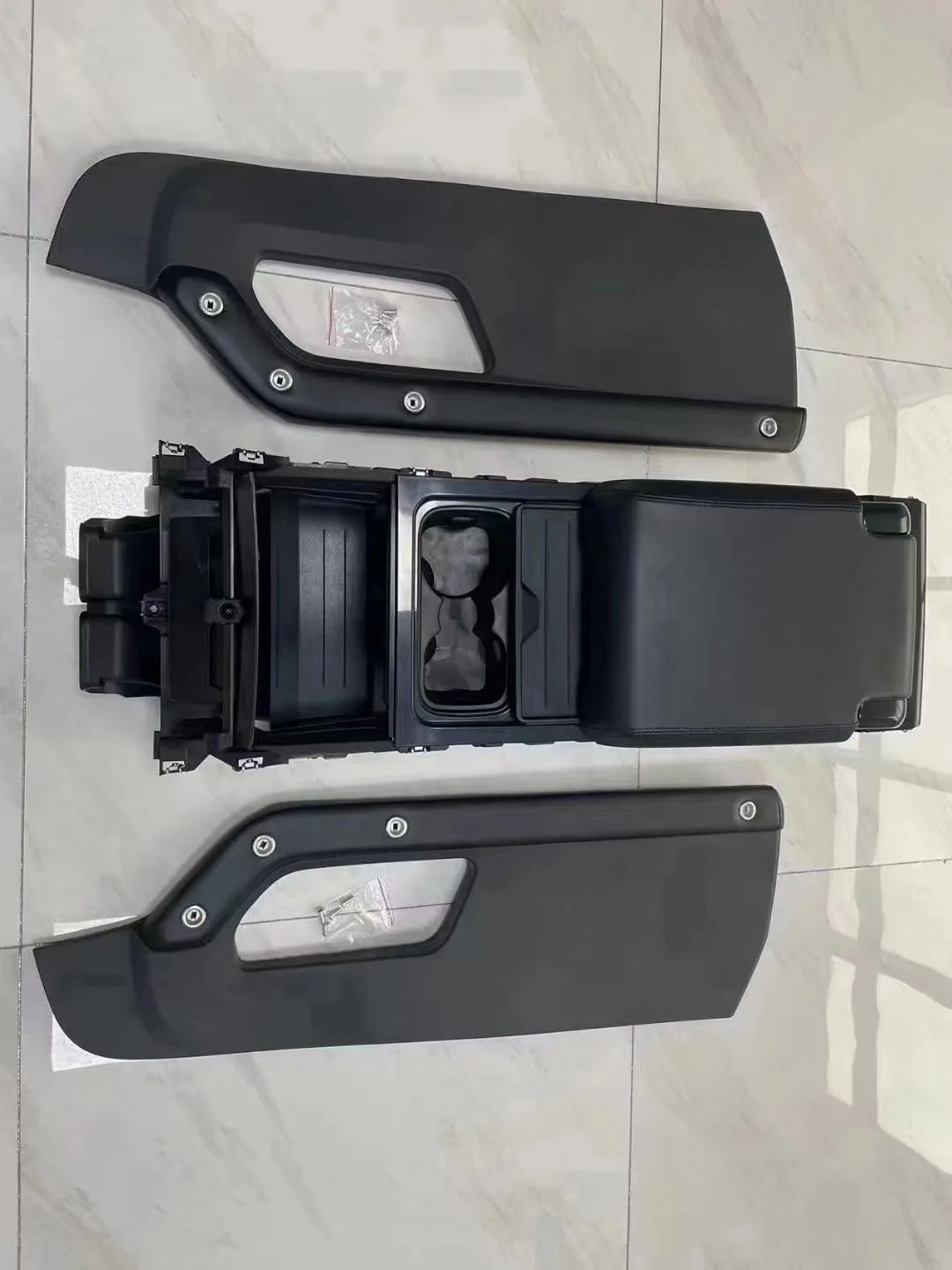 Haobang Upgrade black 007 bodykit body kit  auto accessories front bumper rear bumper   for land rover defender 90 110