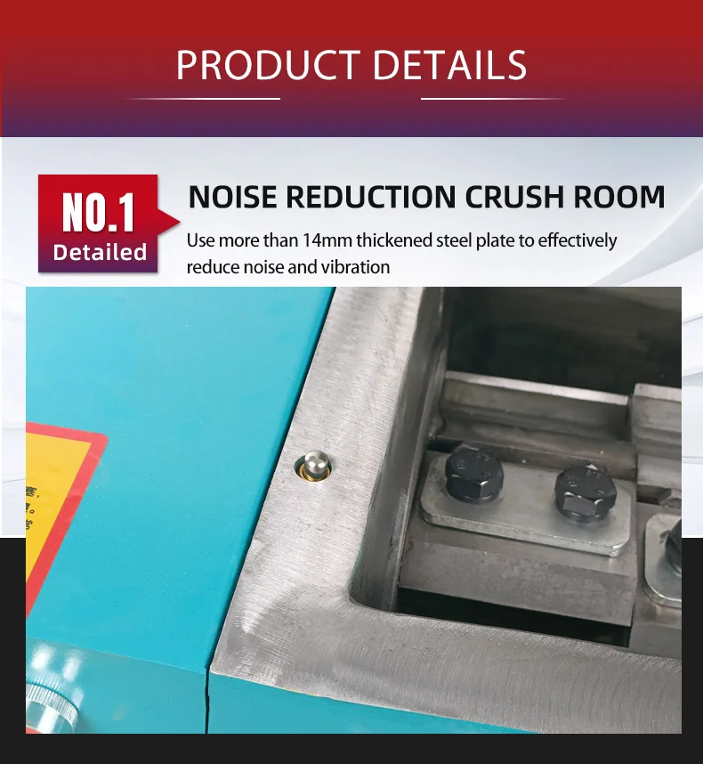 3HP PQ-ZL180 PengQiang ZiLi Recycling Shredder Plastic Bottle Crushing Machine Waste Plastic Mill With 100KG/H Plastic Mill