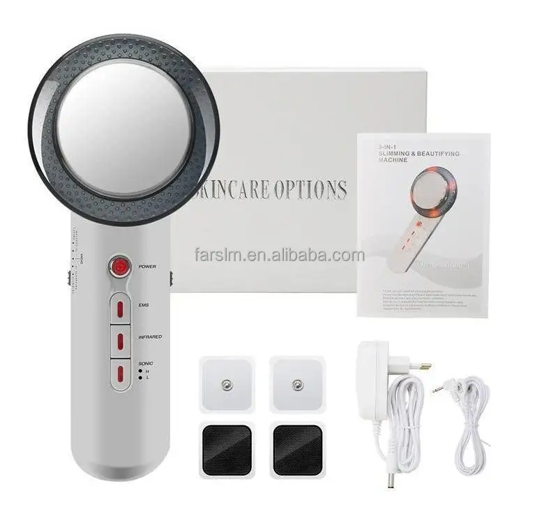 High Quality Wholesaler 3 in 1 Handheld Skin Tightening Machine Body Slimming Instrument Infrared Ray Beauty Equipment