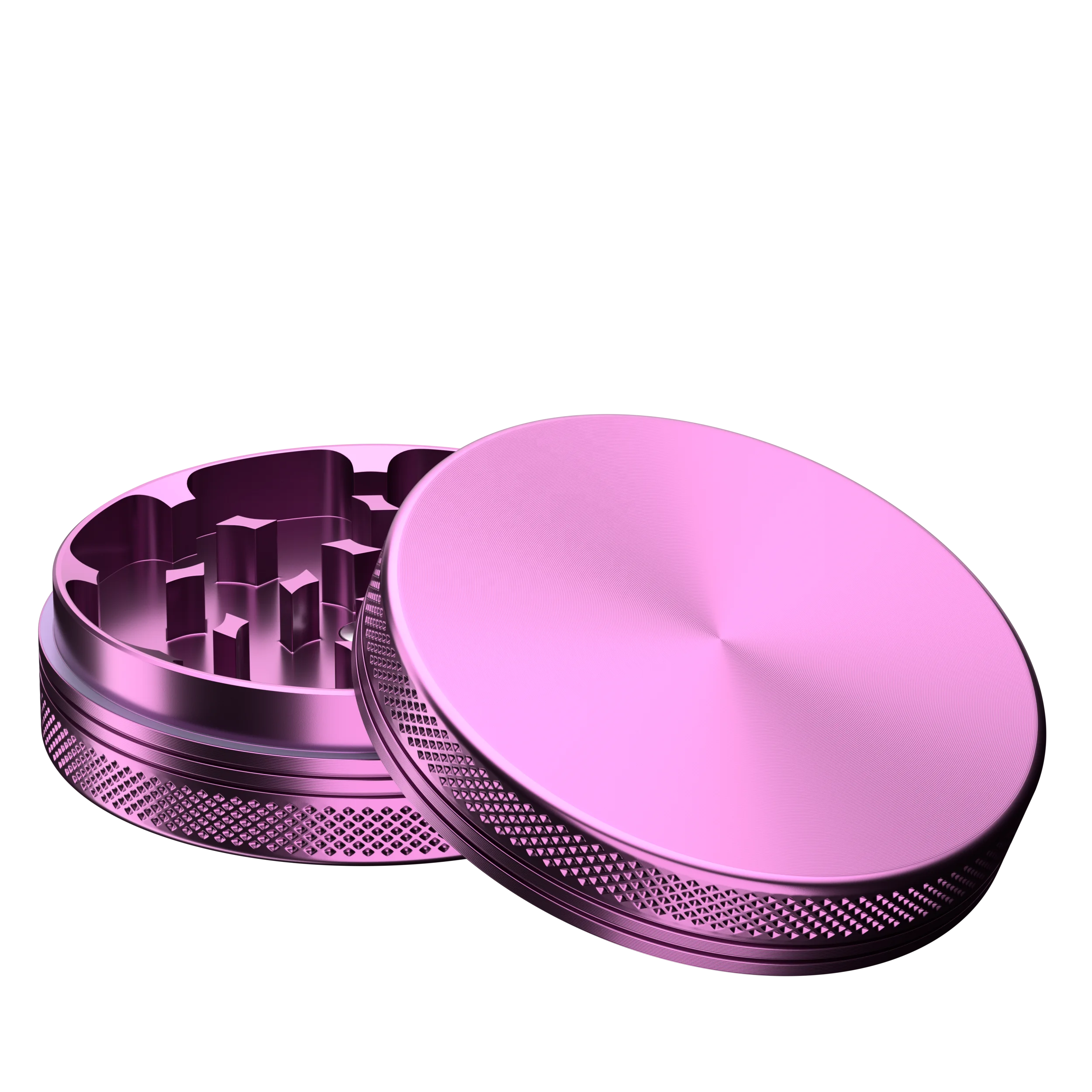 New 2 Layers 63mm Alloy Metal Herbal Herb Tobacco Grinder cigarette Smoke Smoking Herb Grinders With Smoking Accessories