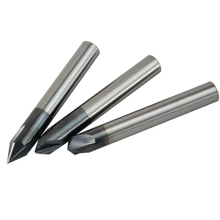 Chamfer Carbide Tool Milling Cutter 60 degree  Cnc Chamfering Engraving Tools