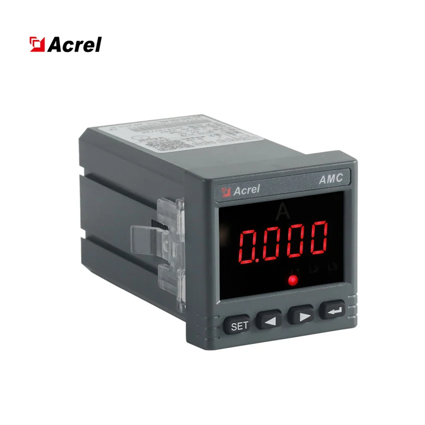 Acrel digital amp meter AMC48-AI LED display industrial control single phase panel ammeter