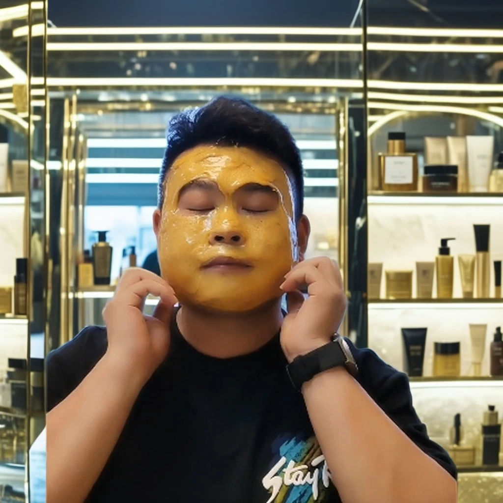 20 Years 500g 24k Gold Peel-Off Whitening Facial Mask for Dry Sensitive Skin Body Nose Neck Hand Moisturizing Use on Face