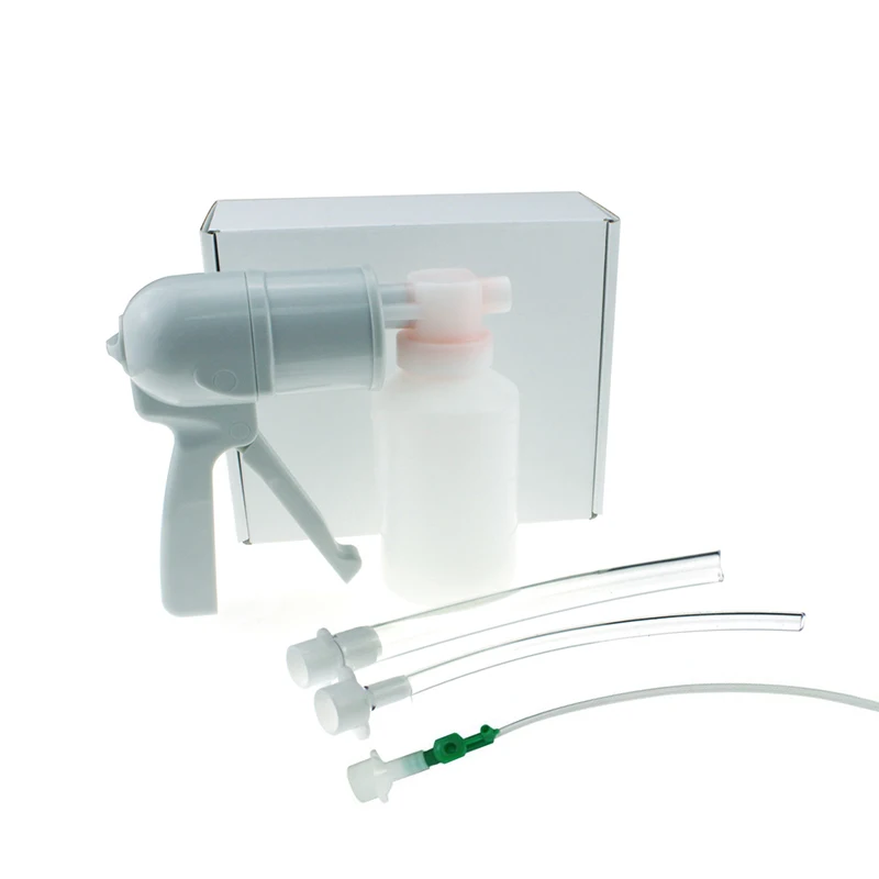 medical Emergency Unit Medical Hand Held Portable Vacuum Manual Suction Pump for Suction Sputum