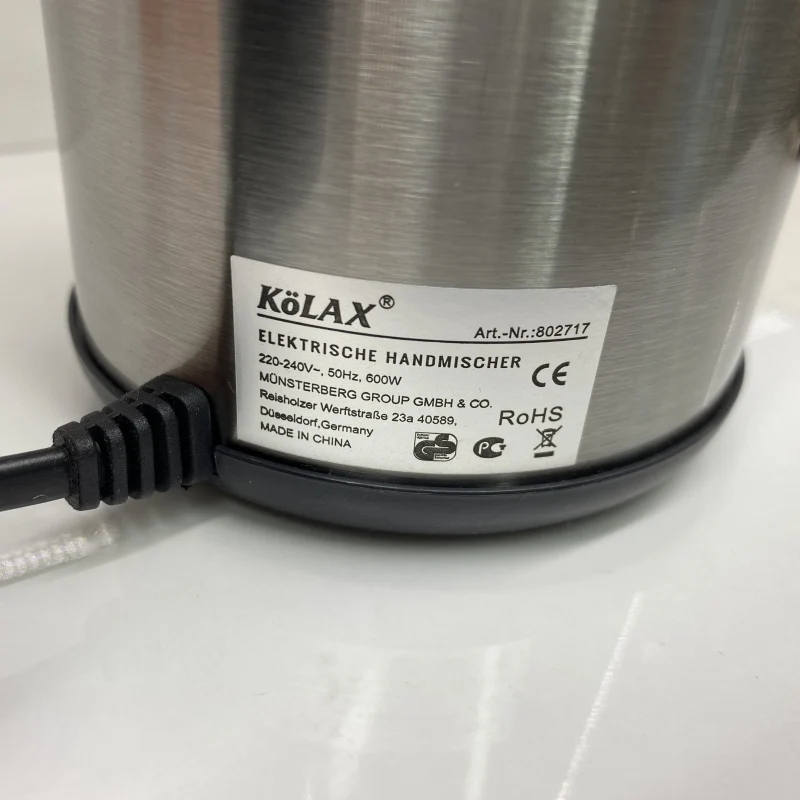 Household High Quality 600W Super Power 5 Speed 2-in-1 Blender Multi-function Immersion Electric Hand Mixer