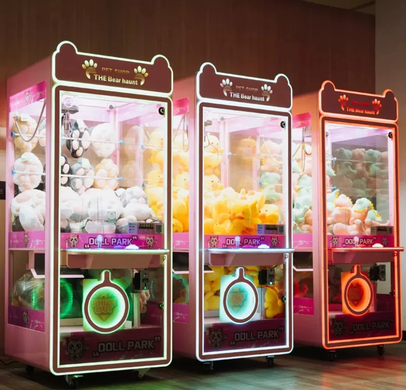 coin operated claw crane machine arcade game toy crane for sale