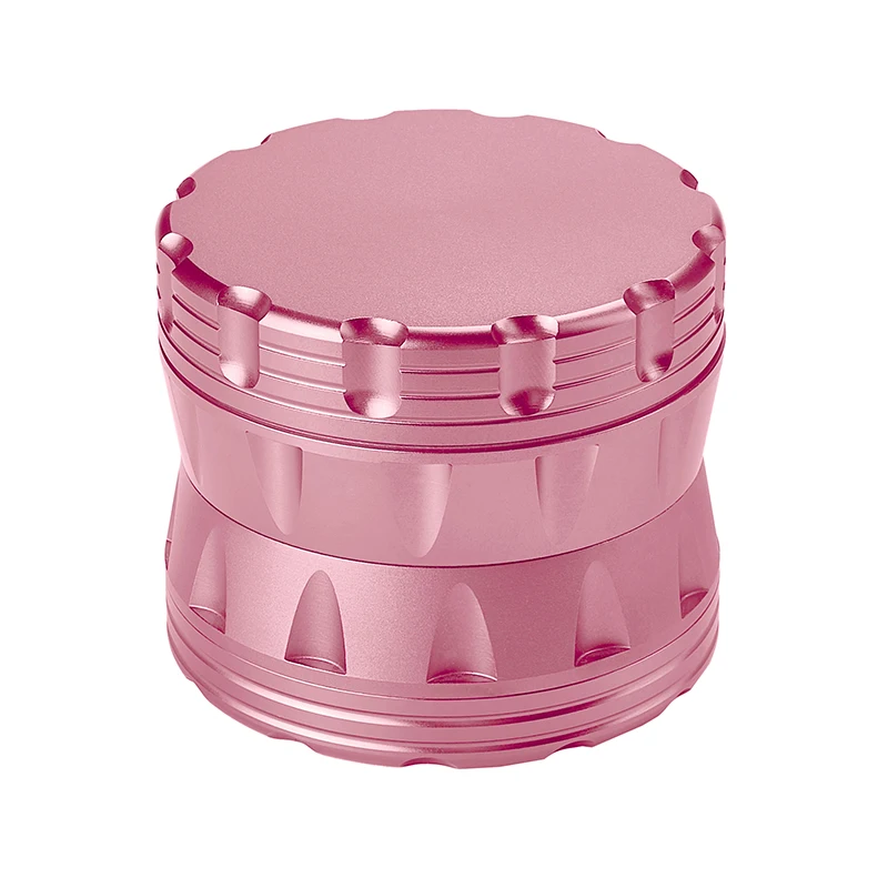 China bulk wholesale spice magnetic crusher herb grinder 4 piece part layer aluminium metal tobacco herb grinder