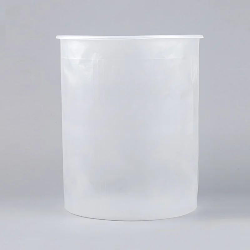 Reusable 5 Gal Bucket Liner Clear Plastic Paint Bucket Liners Rigid Round Bottom Drum Liner
