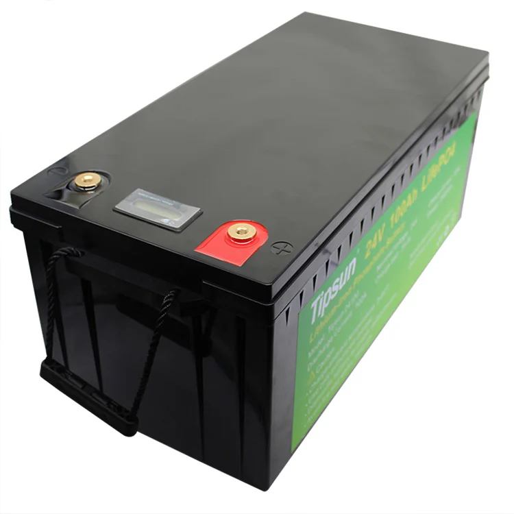 Tipsun Lifepo4 24v 100ah competitive price and large capacity lithium-ion phosphate 24v 100ah rechargeable battery