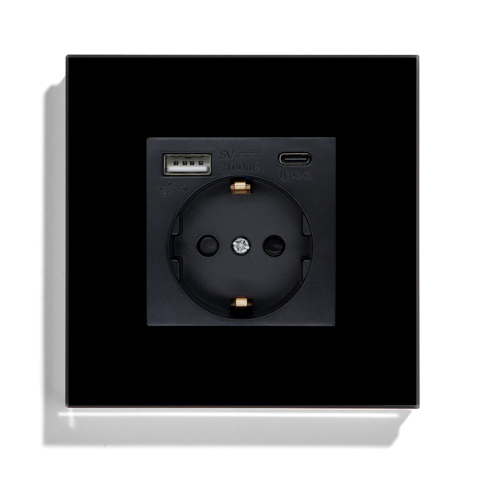 MVAVA 16A стандарт ЕС Германия розетка ЕС штекер type c резьбой раструбного соединения usb настенная розетка наличные товары