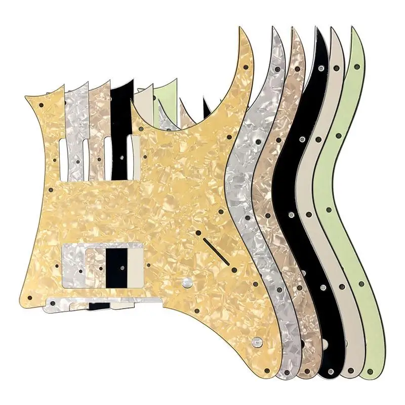 Pleroo Custom Electric Guitar Parts - For MIJ RG 350 DX Guitar Pickguard HH Humbucker Pickup Scratch Plate Multiple Color