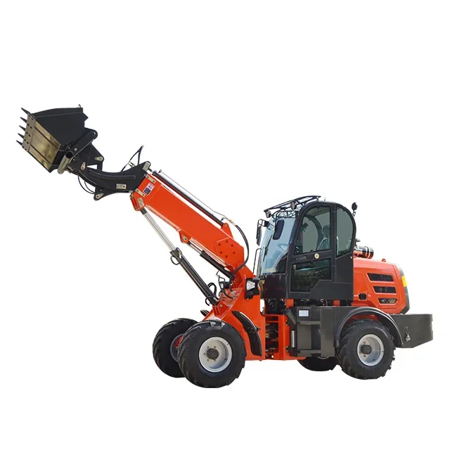 New Used 2Ton Telescopic Boom Loader with standard bucket and pallet fork from China