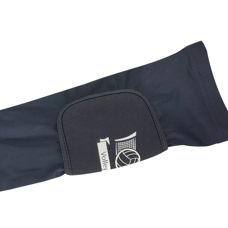 Custom Badminton Tennis Basketball Shooting Nylon Compression Elbow Padded Arm Sleeve