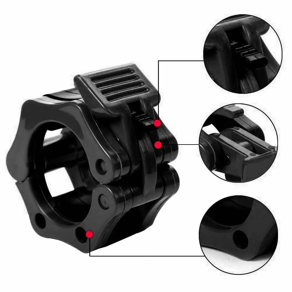 Тяжелая атлетика аксессуары 2 дюймов штангой ошейники для собак вес бар зажимы