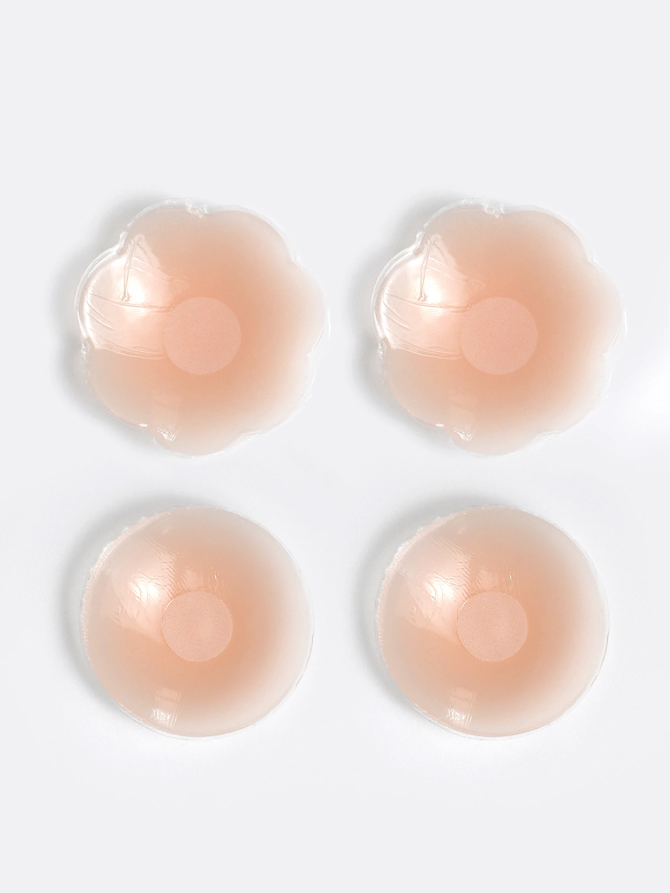 Fashion Strapless 6.5cm Silicone Breast Petals Reusable Invisible Nipple Cover Lift Adhesive Sticker Washable Opaque Case
