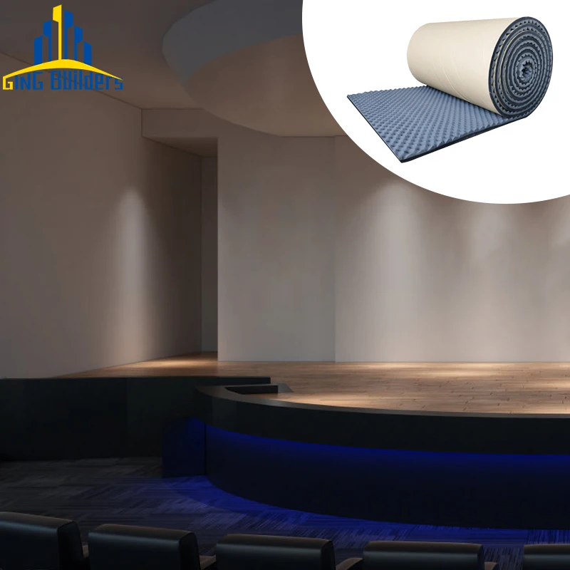 Изоляционная губчатая клиновидная Звукоизоляционная пенопластовая панель, легкая установка, отличные впитывающие звукостойкие акустические панели