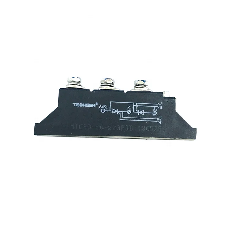 TECHSEM MTC90-16 1600V 800V-2500V AC/DC Motor Control SCR Thyristor Module MTC90A1600V MTC90A1600V-223F3B MFC90-16-223F3B