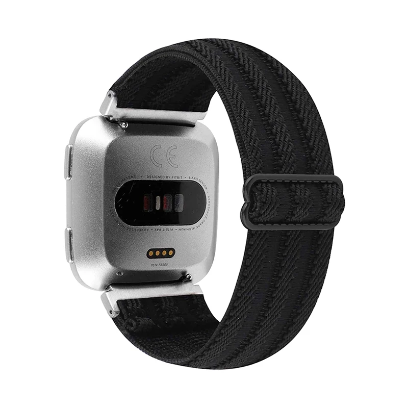 Smart watch bands Elastic fitness stretching nylon band watch strap with adjustable buckle for  versa or versa 2
