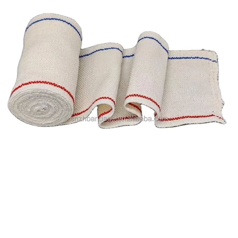 Skin Friendly Low Price Breathable Fixed Buckle Bandcrape Machine Medical Crape Bandage