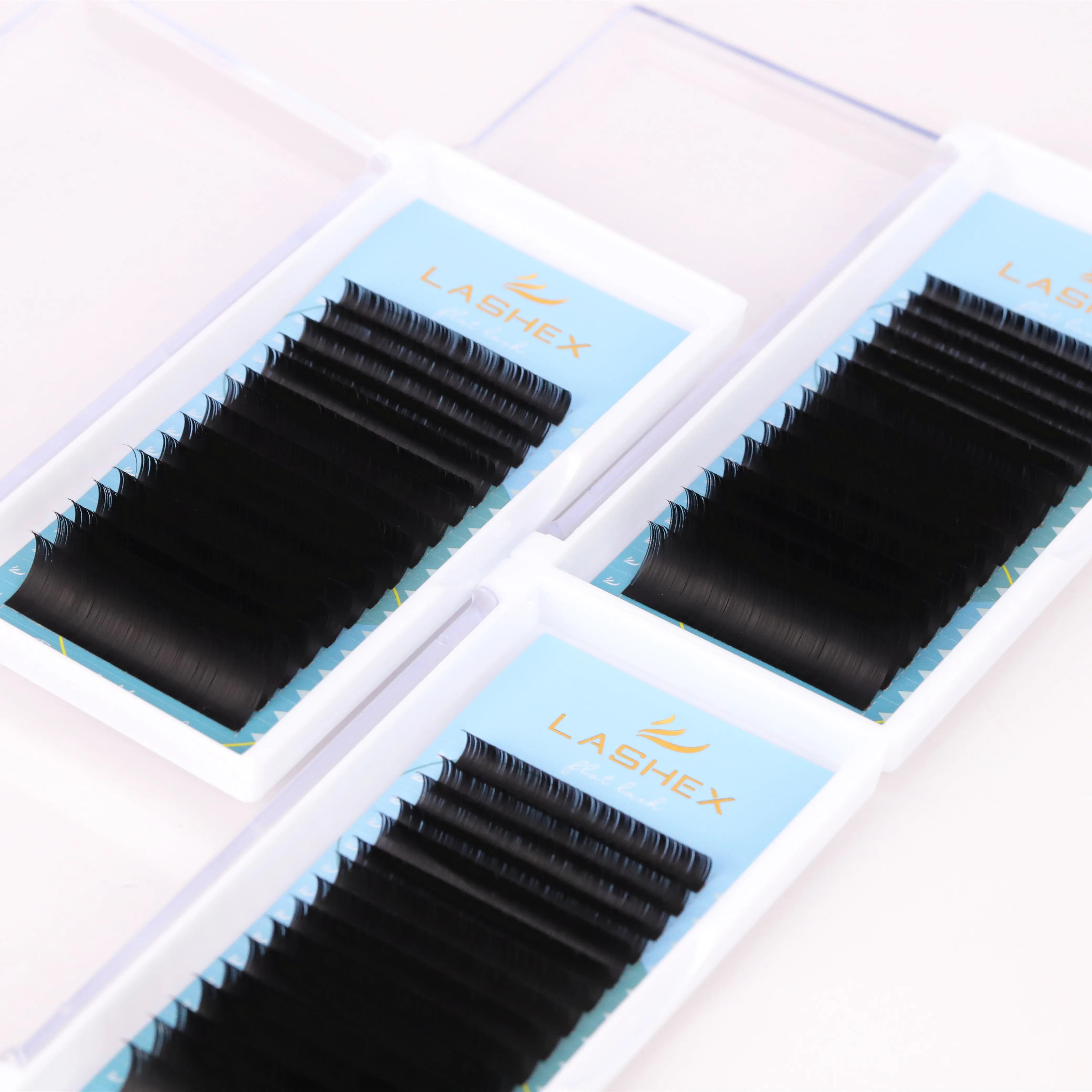 Extensions de cils en soie Ellipse cils individuels, plateau OEM nouvelle tendance etiquette privee