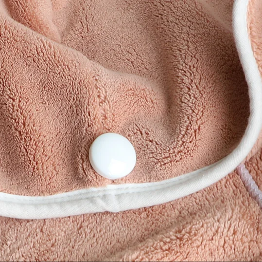 High quality coral fleece quick dry hair wrap salon spa microfiber head towel