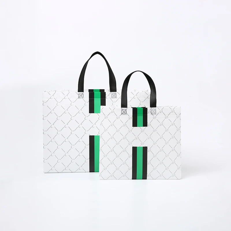 
Экологичная Сумка-тоут на молнии, нетканые многоразовые сумки-тоут с принтом 