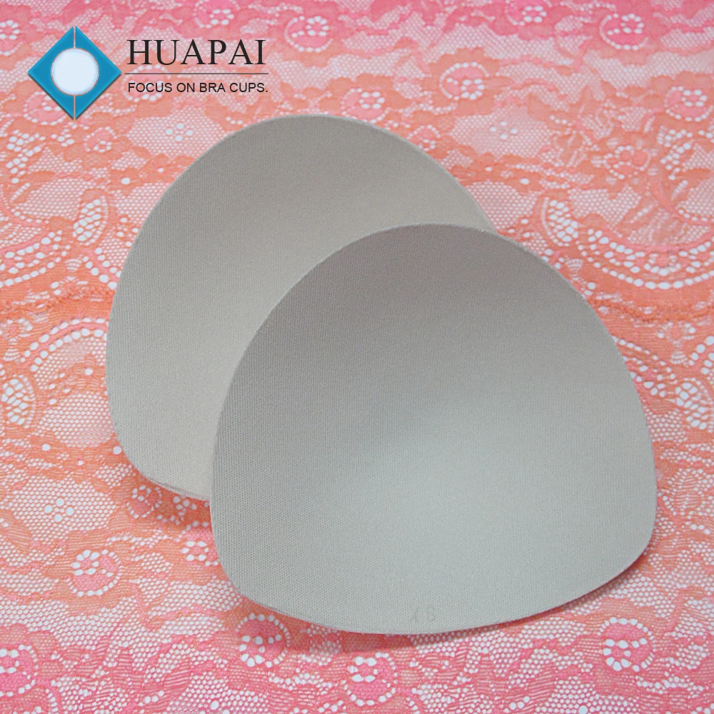Guangzhou Hot Selling Lingerie Accessories Sport Foam molded padding Bra Cup
