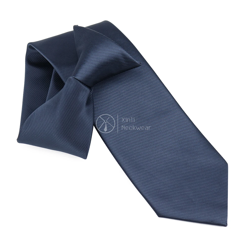 Manufacturer Cheap Microfiber Woven Security Uniform Necktie Hot Selling Red Navy Mens Clip On Tie