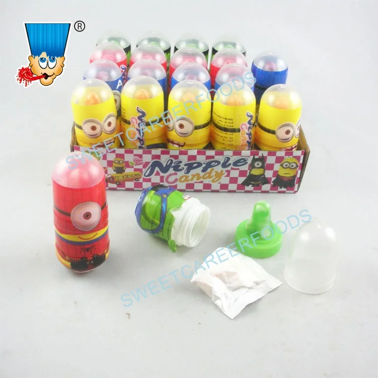 Cartoon Nipple Hard Candy Sweets With Sour Powder