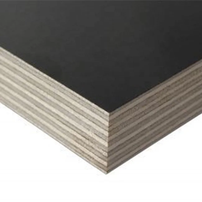 competitive price 4x8 laminated 15mm building formwork  black film faced shuttering plywood for construction