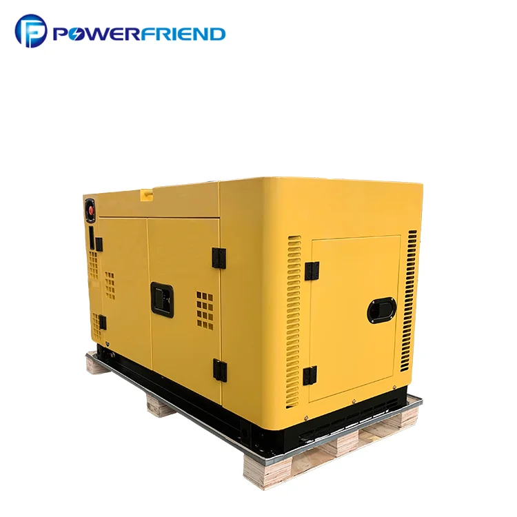 Electric Start Portable Super Silent 12Kw Three Phase Diesel Generator