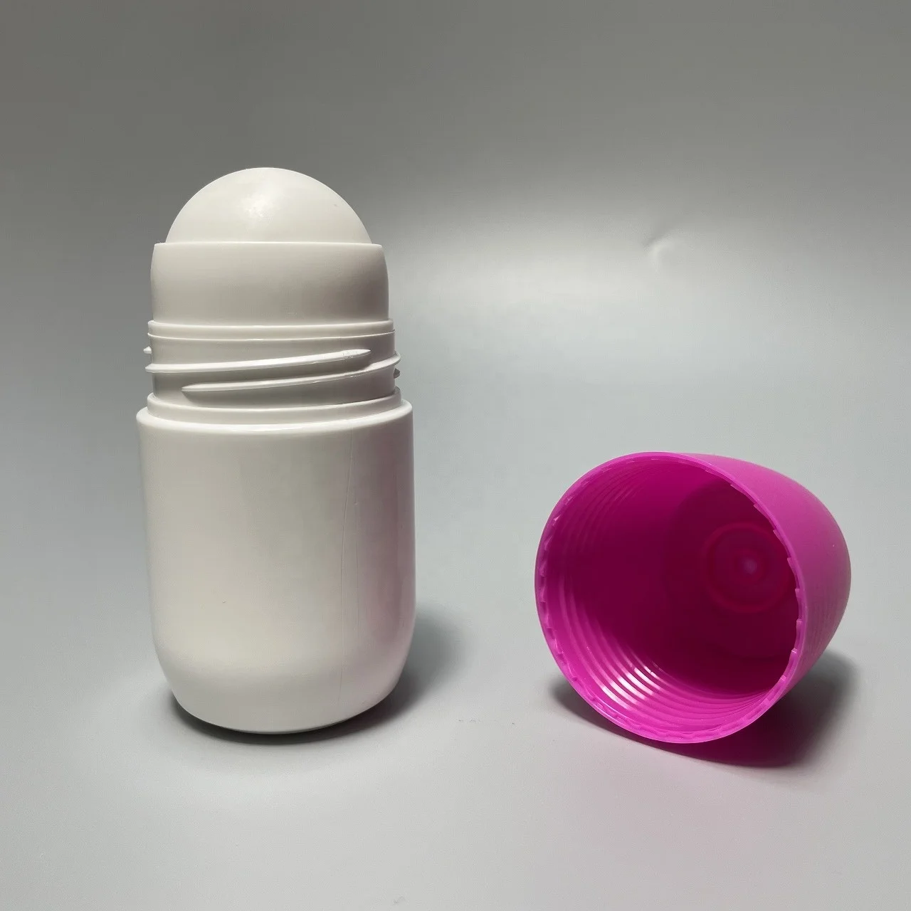 empty Container Packaging Plastic 50Ml 60Ml Deodorant Roll On Antiperspirant Roller Ball Fragrance Body Bottle