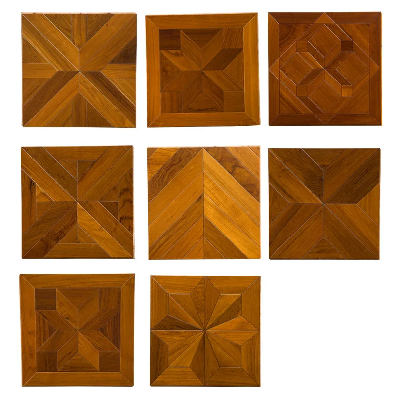 Solid Wood Interior Hardwood Flooring Smooth Walnut Flooring Waterproof Wood Floor